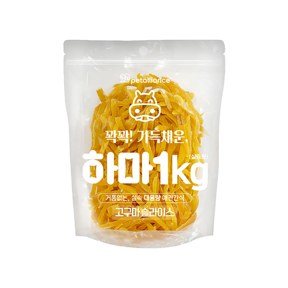 펫얼라이어스 하마육포, 고구마슬라이스, 1kg, 1개 가격 추이 펫얼라이어스 하마육포, 고구마슬라이스, 1kg, 1개 - 최저가 6,980원