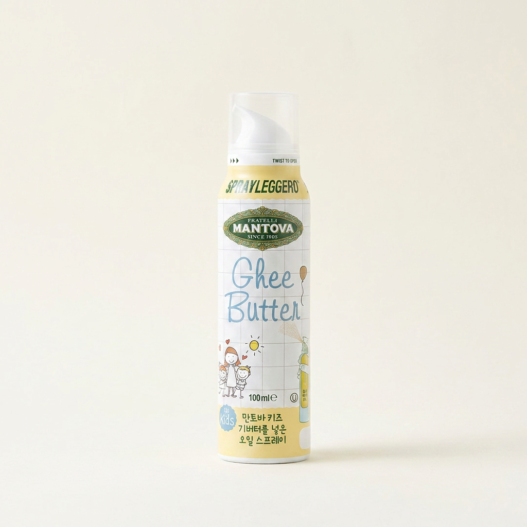 만토바 키즈 기버터를 넣은 오일 스프레이, 100ml, 1개