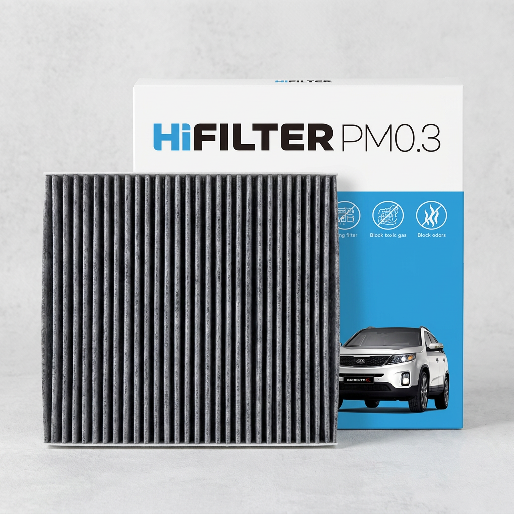 하이필터 PM 0.3 초미세먼지 활성탄 필터, 기아 쏘렌토R 2세대 XM, 3개