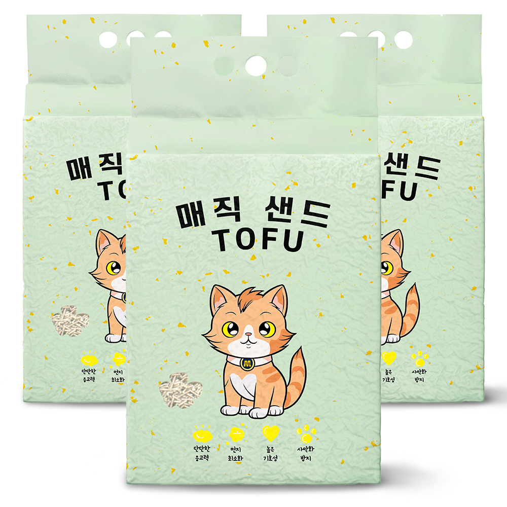 메디펫 매직 고양이 두부모래 가는입자, 녹차향, 10L, 3개 가격 추이 메디펫 매직 고양이 두부모래 가는입자, 녹차향, 10L, 3개 - 최저가 14,383원