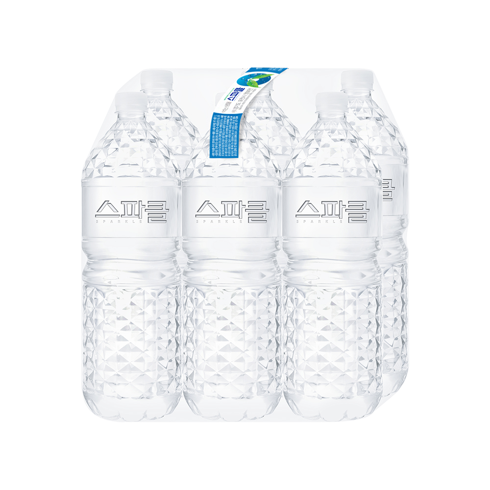 스파클 스파클 생수, 무라벨, 2L, 18개