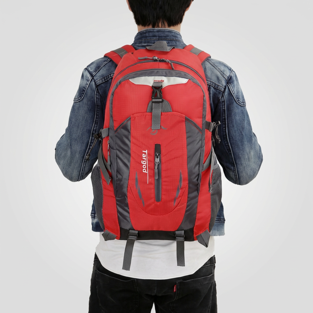 아웃도어 백팩 36L, 블랙, 1개