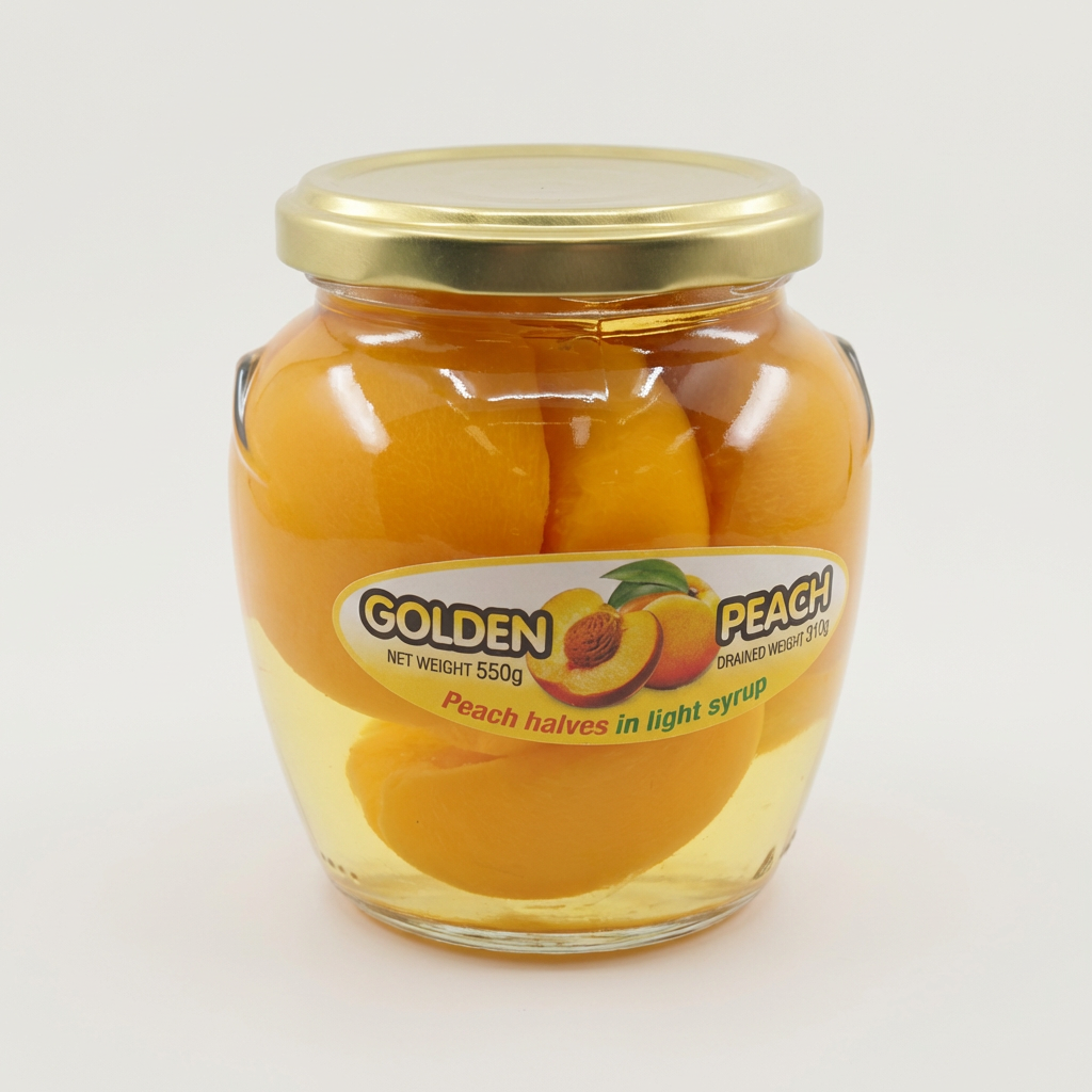 골든피치 그릭 복숭아, 550g, 1병