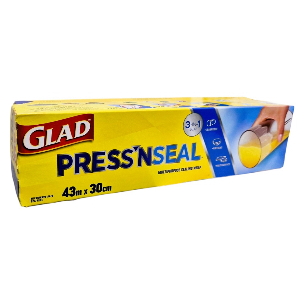 더늠마켓 GLAD 식품포장용 랩 프레스앤씰 매직랩, 30cm, 43.4m, 1개