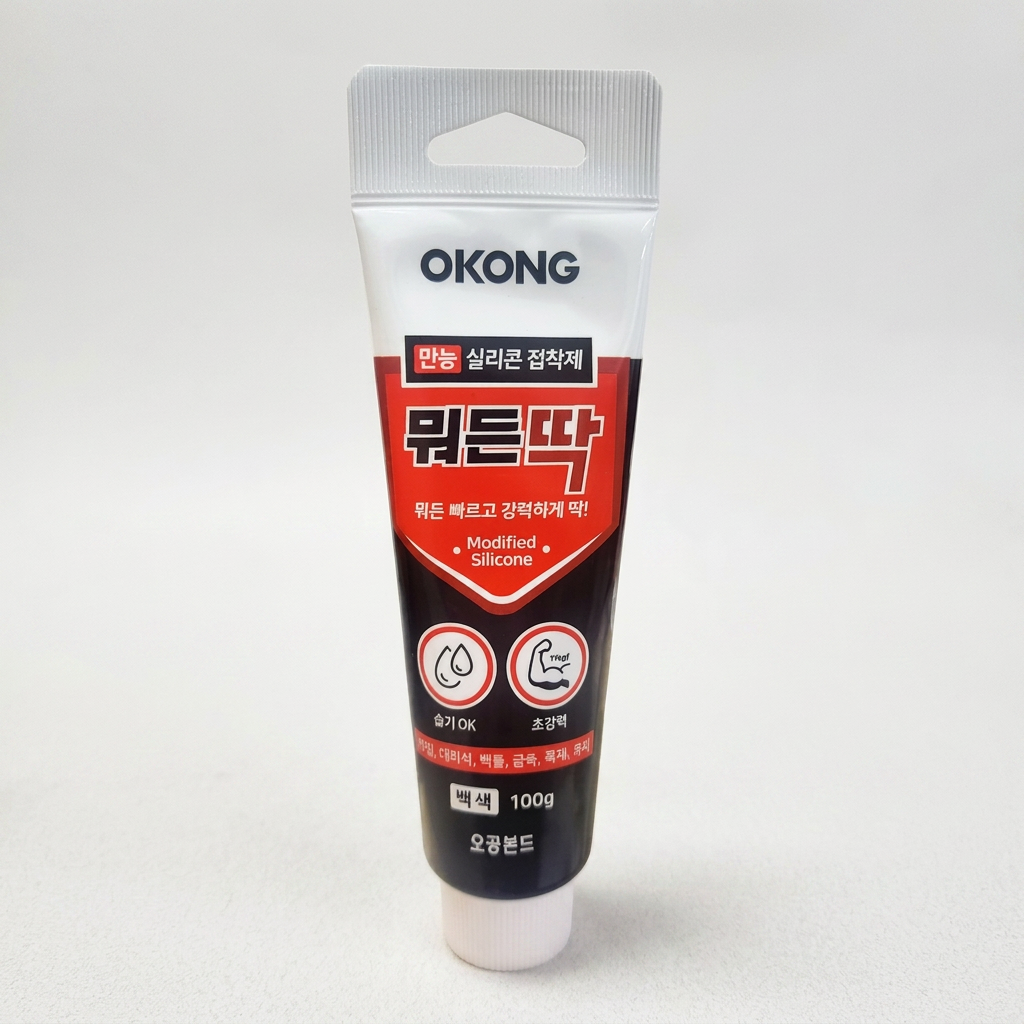 오공 만능 실리콘 접착제, 100g, 1개