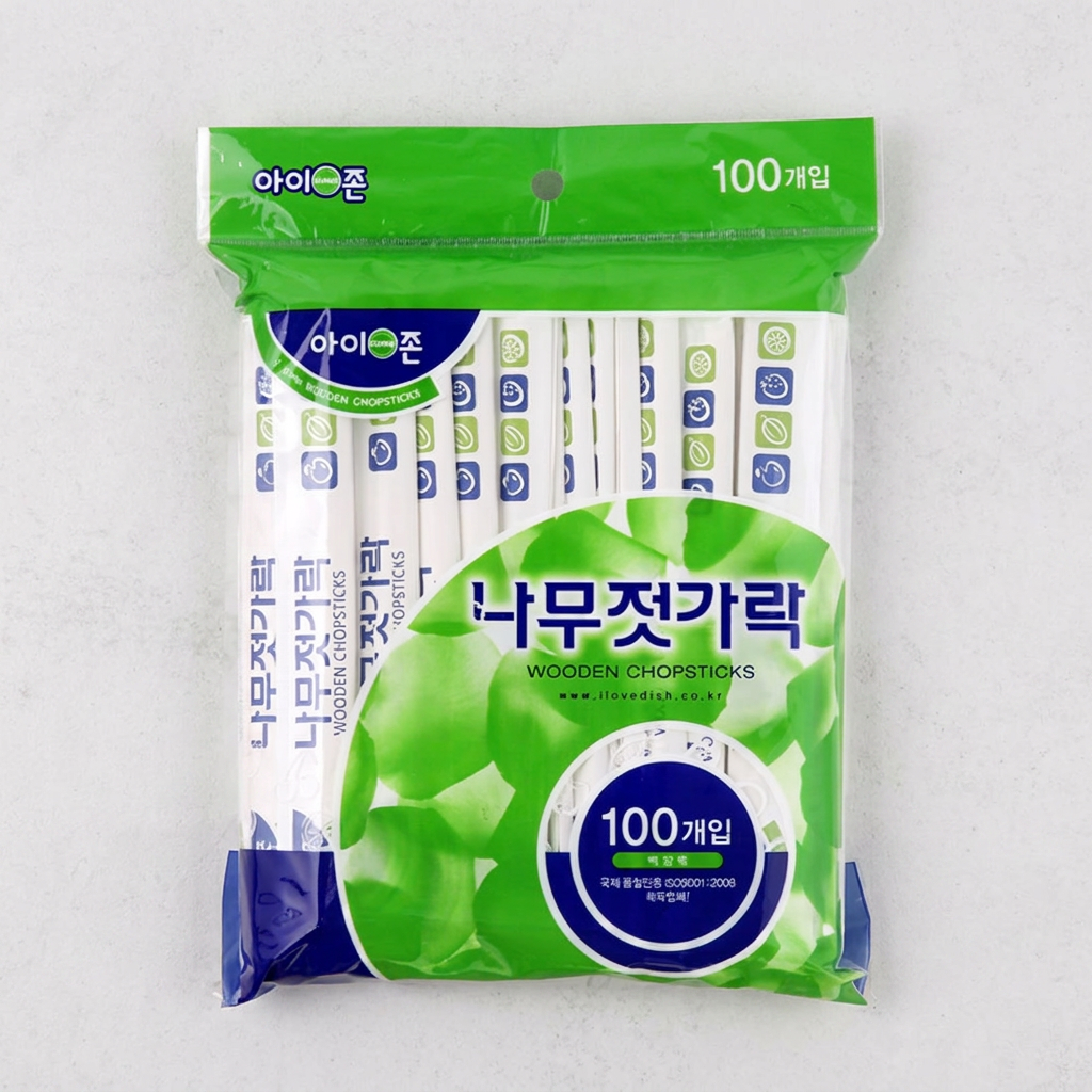 아이존 일회용 나무젓가락, 100개