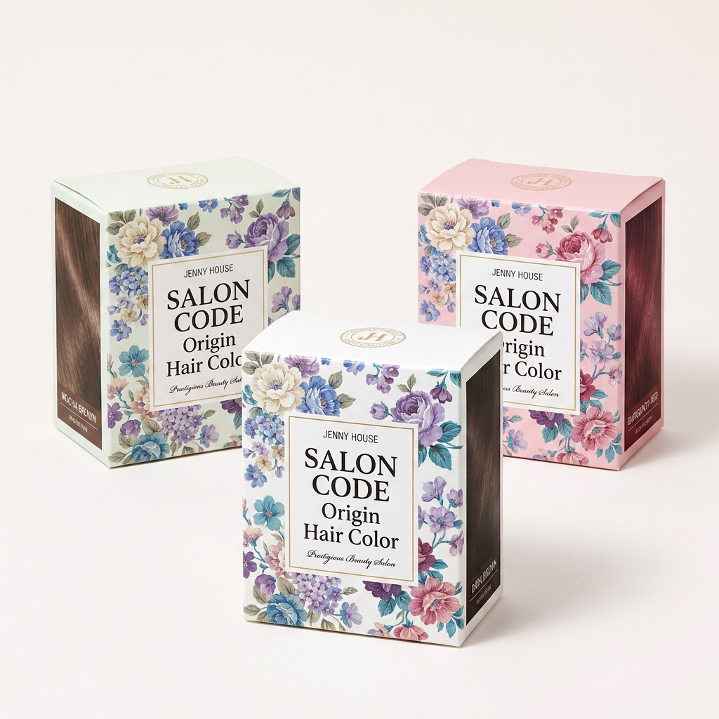 제니하우스 오리진 헤어 컬러, 와인브라운, 70ml, 2개
