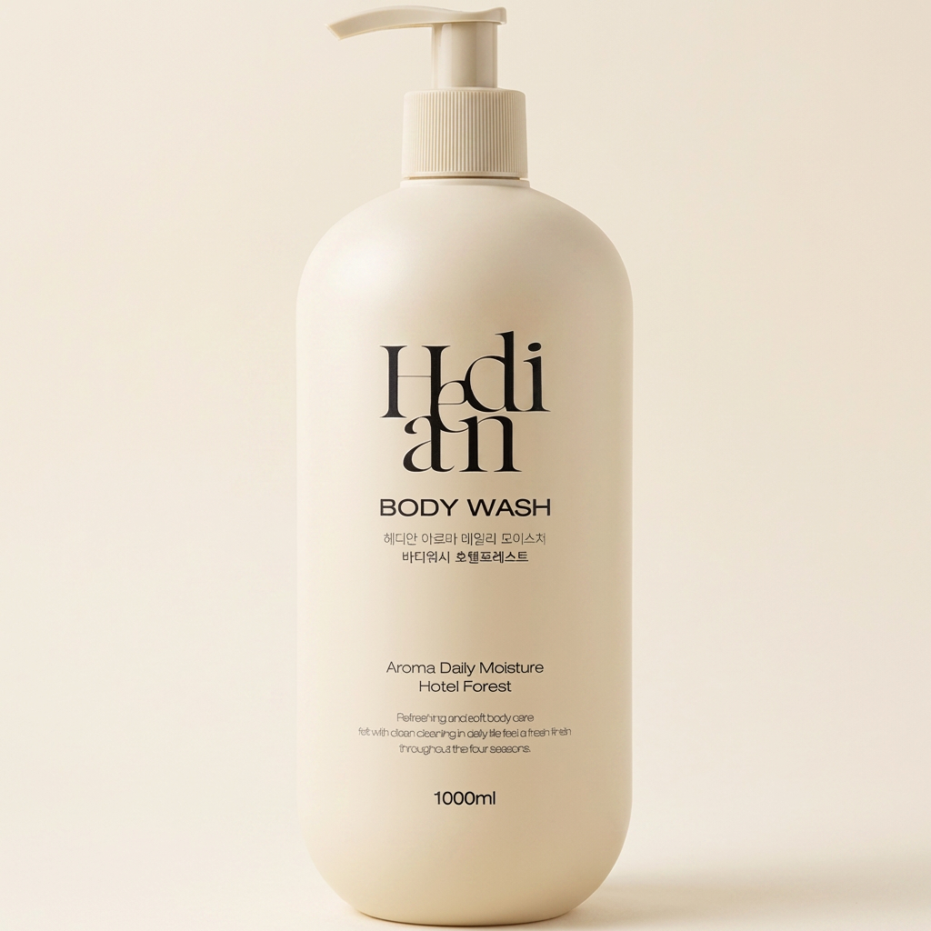 헤디안 아로마 데일리 모이스처 바디워시, 호텔포레스트향, 1L, 1개