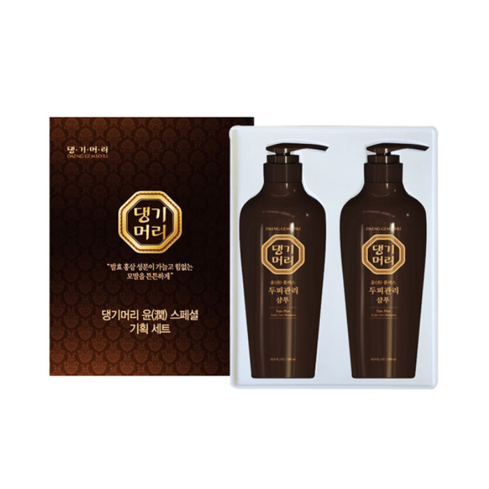 스마트리빙 댕기머리 윤 플러스 한빛 선물세트, 샴푸, 500ml, 2개
