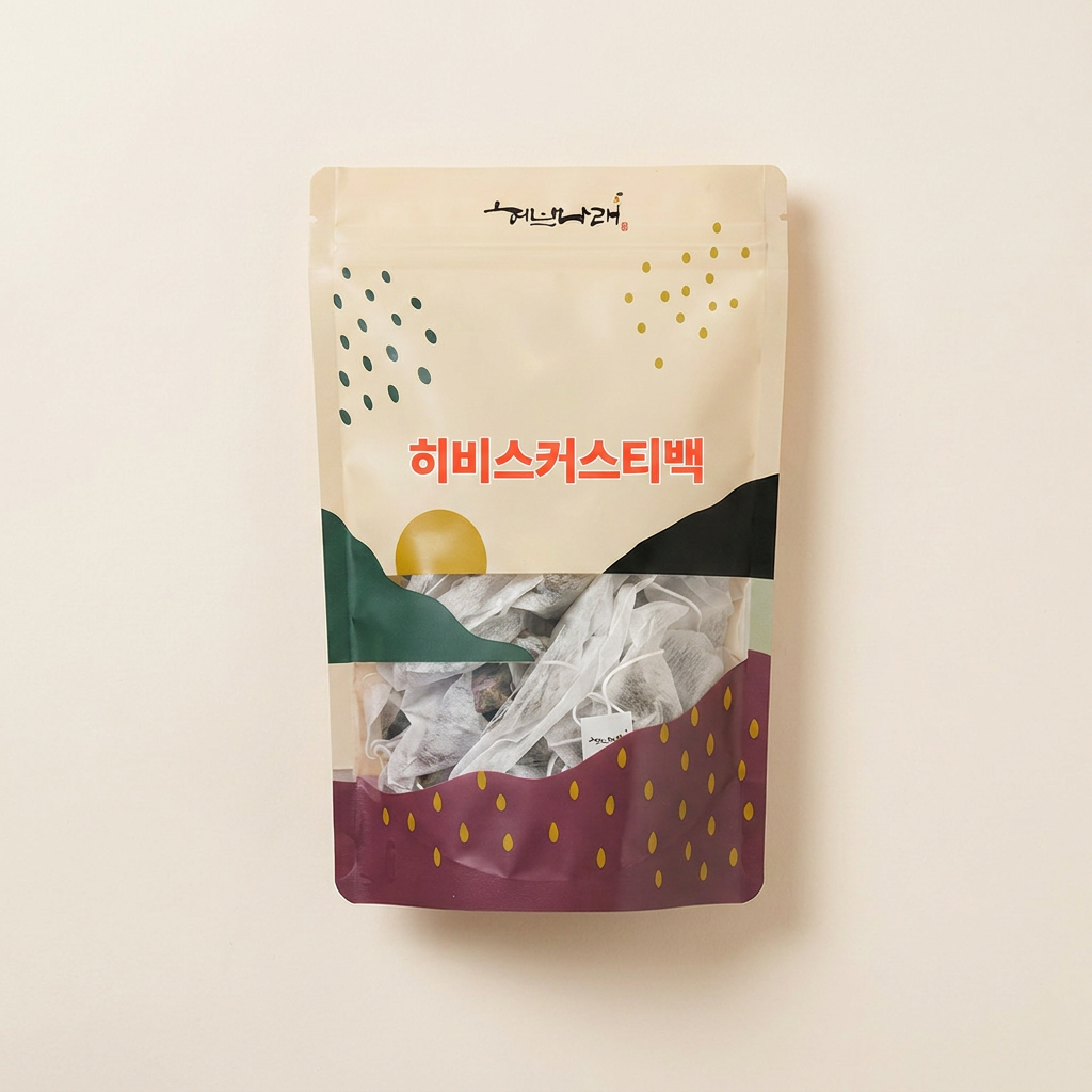 허브나래 히비스커스차티백, 1g, 100개