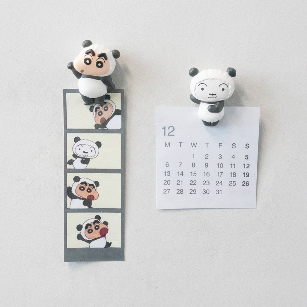 짱구 흰둥이 마그넷 클립, 1개