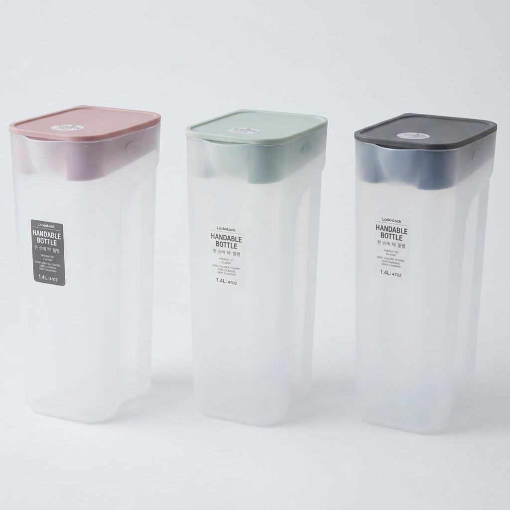 락앤락 한손에 착 냉장고 물병, 민트 1+1, 1.4L, 2개