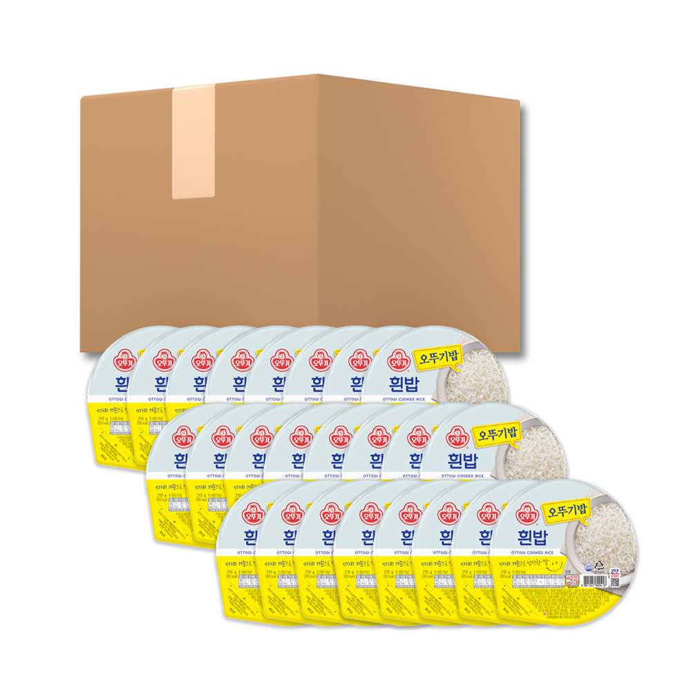 오뚜기 흰밥, 210g, 24개 가격 비교 오뚜기 오뚜기 흰밥, 210g, 24개