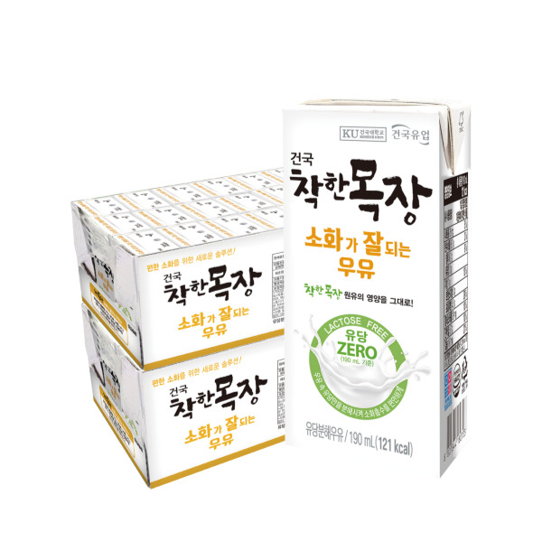 건국유업 착한목장, 소화가 잘되는 우유, 190ml, 48개 가격 추이 건국유업 착한목장, 소화가 잘되는 우유, 190ml, 48개 - 최저가 25,580원