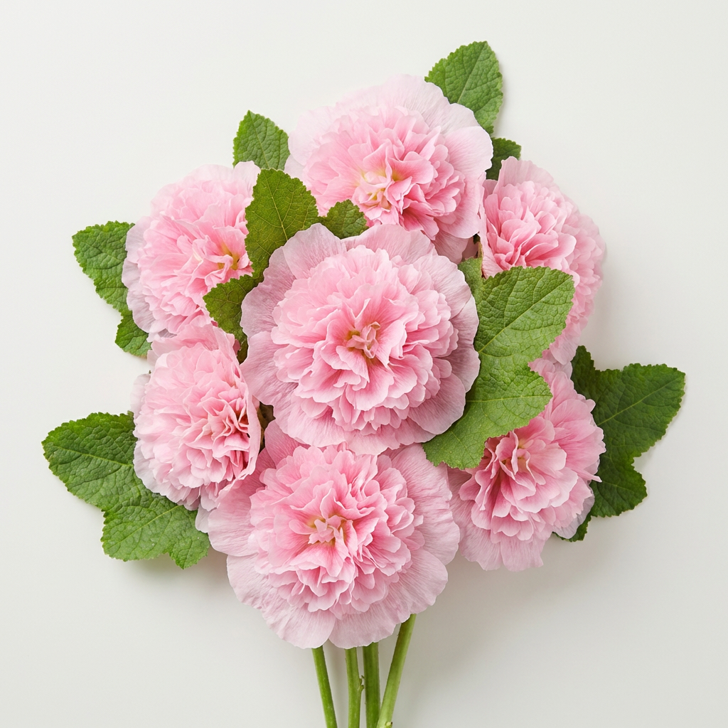 모야모 겹접시꽃 더블핑크, 10립