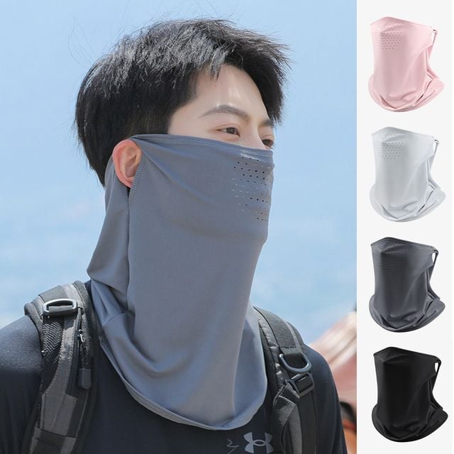 햇빛 차단 넥워머 마스크 URK-460, 블랙, ONE, 1개