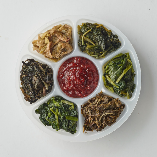 농업회사법인주식회사한울 한울 정성가득 비빔밥용 나물세트, 125g, 1개
