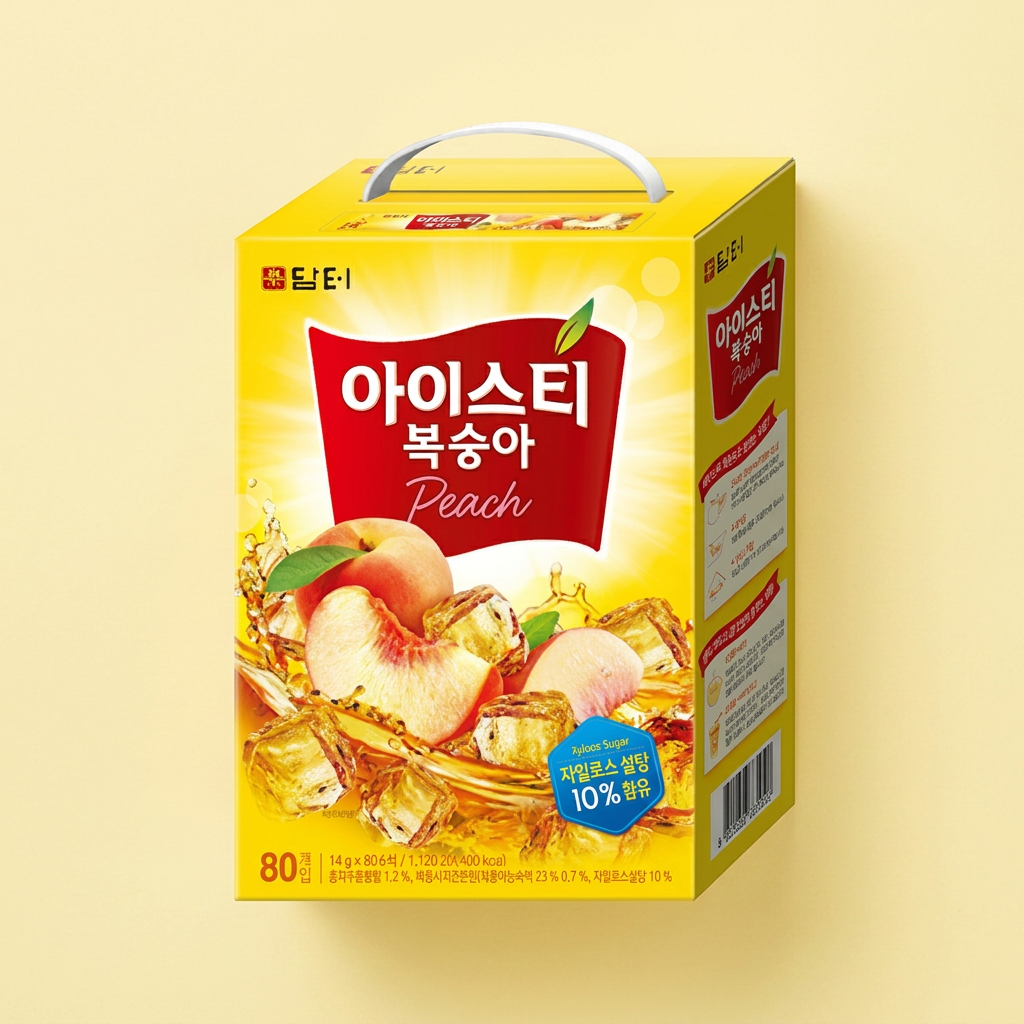 담터 아이스티, 복숭아맛, 14g, 80개