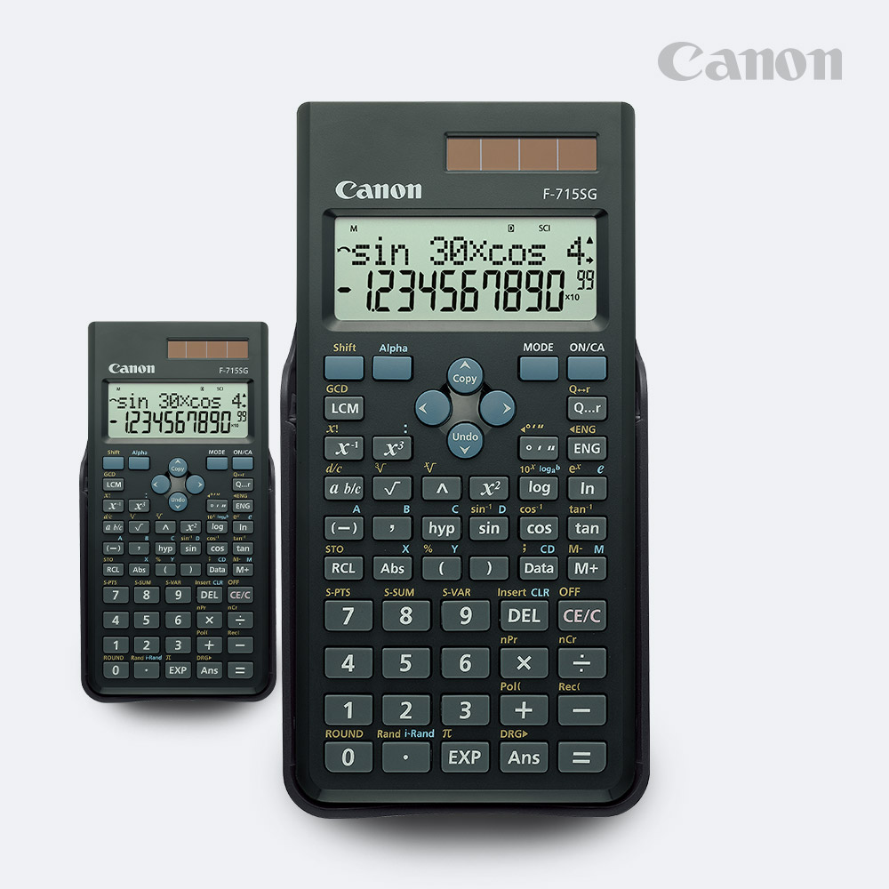 (주)제이케이비즈 캐논 공학용 계산기 F-715SG, 블랙, 1개