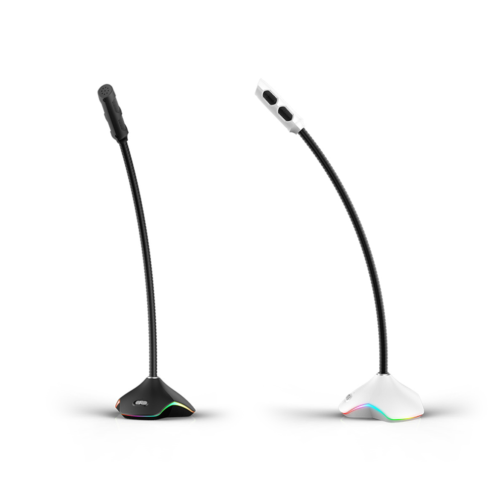 제닉스 스톰엑스 RGB USB 게이밍 스탠드 마이크, 블랙