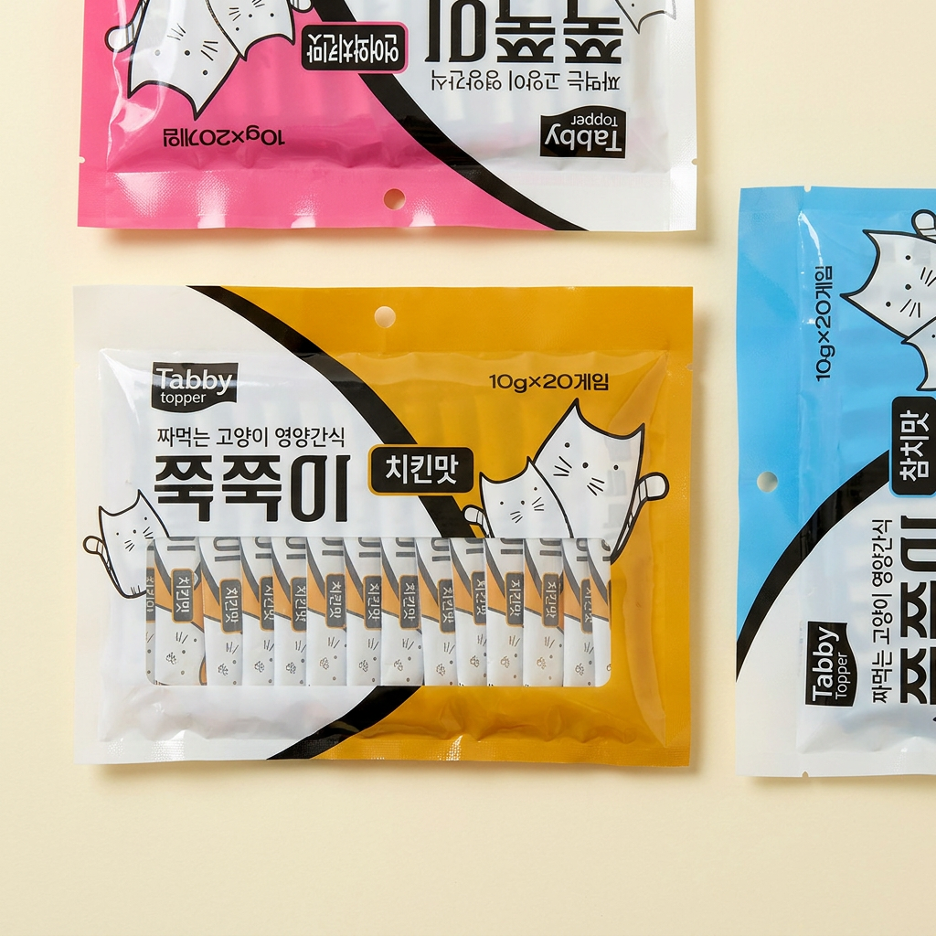 테비 고양이츄르 쭉쭉이, 치킨맛, 200g, 1개