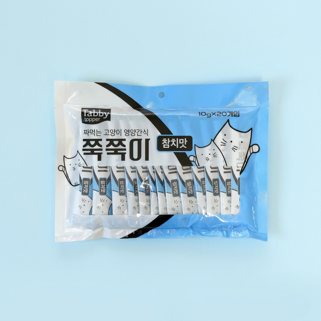 테비 쭉쭉이, 참치맛, 10g, 20개