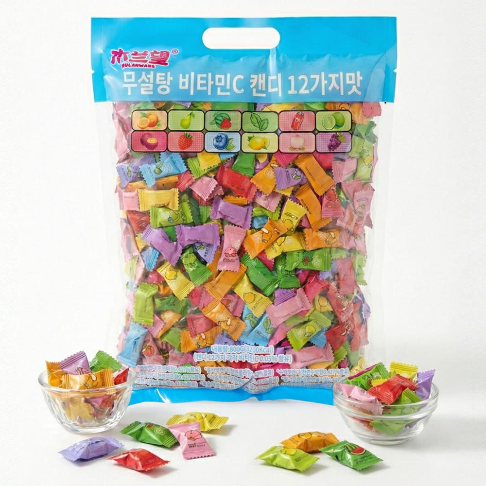 무란왕 무설탕 비타민C 캔디 12가지맛, 800g, 1개 가격 추이 (주)윈윈몬스터 무란왕 무설탕 비타민C 캔디 12가지맛, 800g, 1개 - 최저가 11,781원