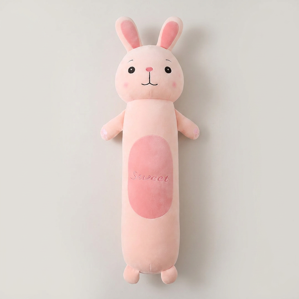 동물 바디필로우 안고자는인형 롱쿠션, 토끼,70cm