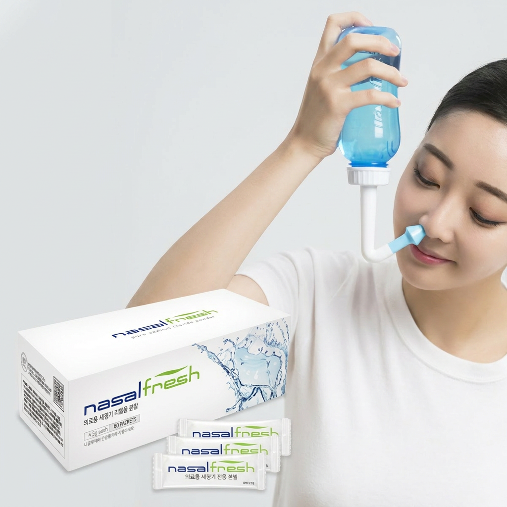 나잘후레쉬,나잘후레쉬 코세척기 분말,60포,1개