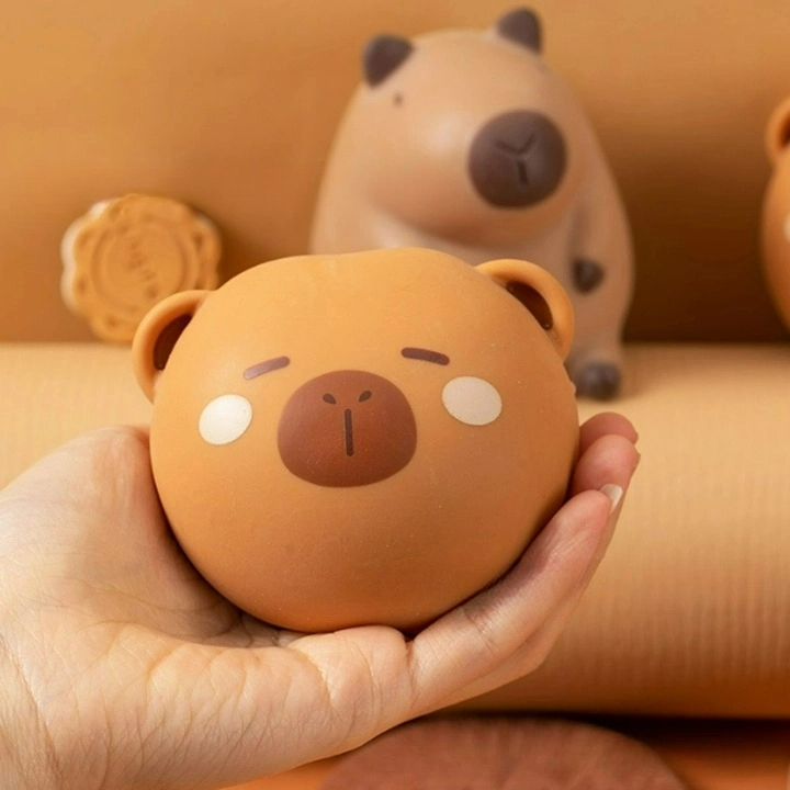 히든아이템 카피바라 말랑이, 카피바라찐빵, 6~8cm, 2개입