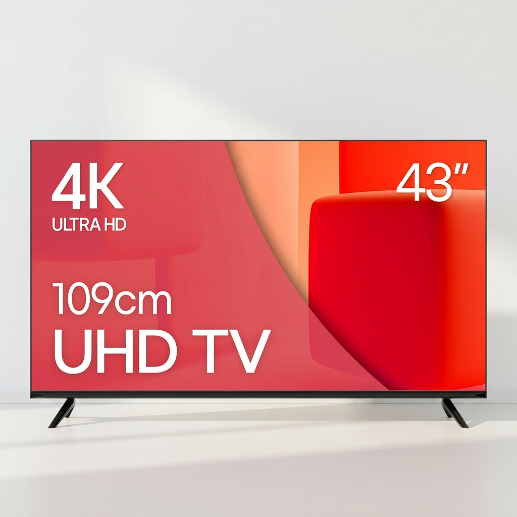 에스지한 와우피프티 43인치 UHD LED TV, 109cm, 스탠드형, 고객직접설치