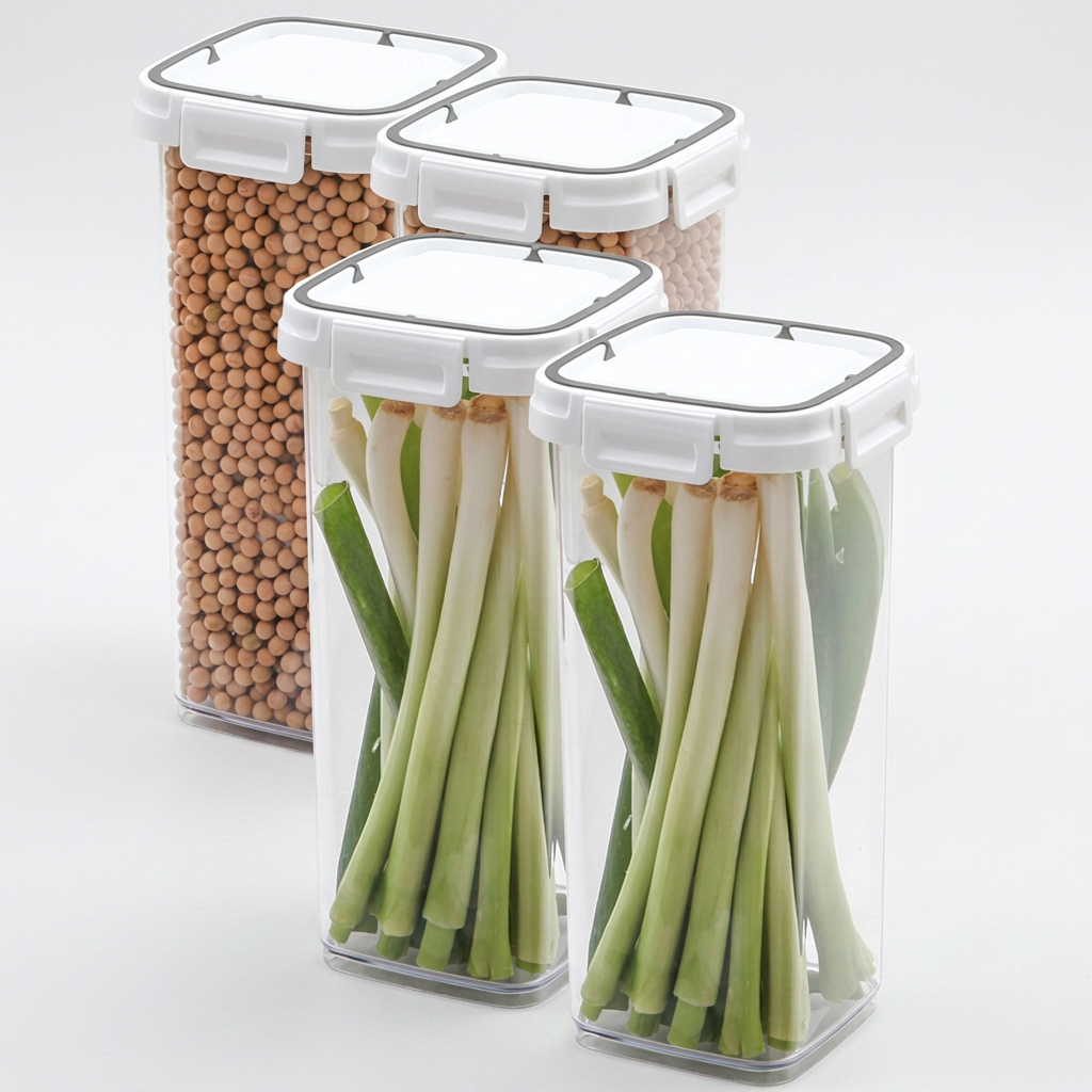스카이락 높은 잡곡통 반찬통, 정4호, 1800ml, 4개입, 1개