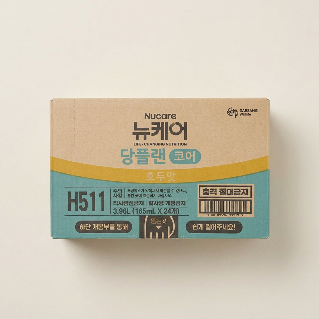 대상웰라이프 뉴케어 당플랜 코어 호두맛, 165ml, 24개입
