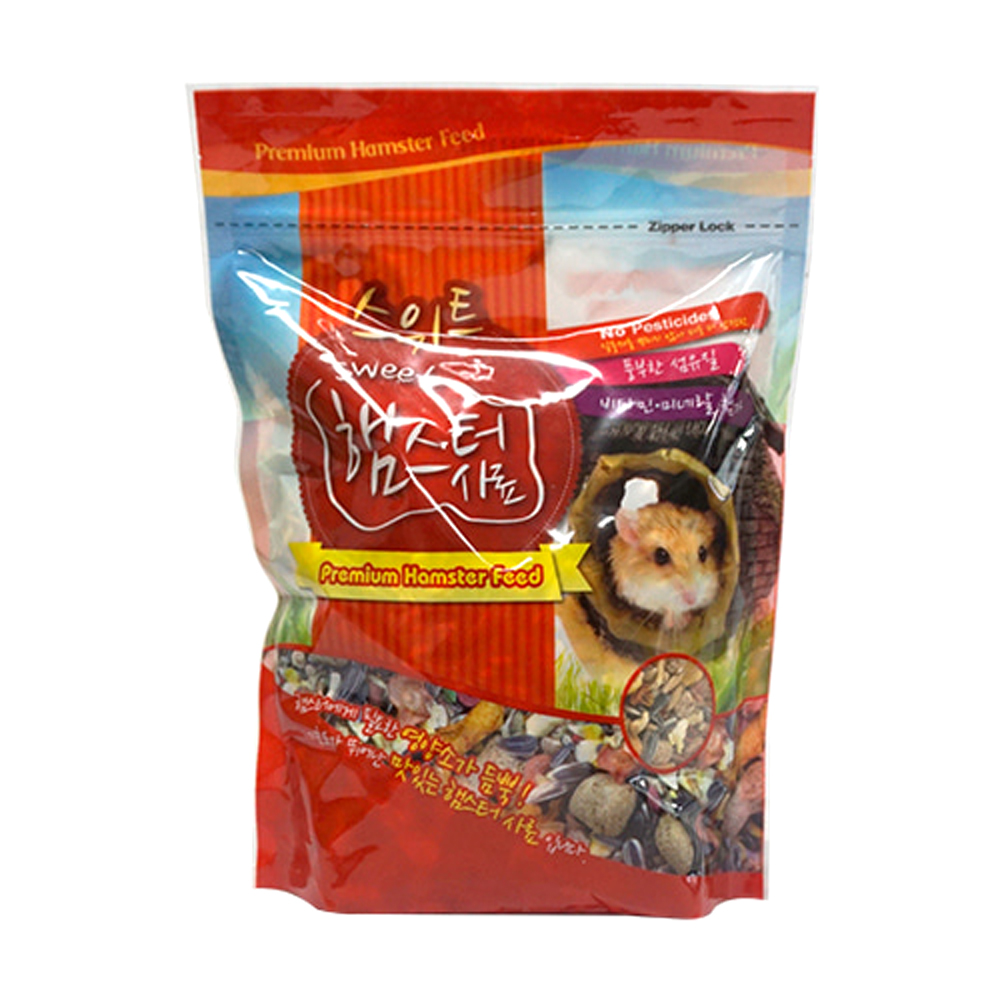 스위트 햄스터 사료, 700g, 1개