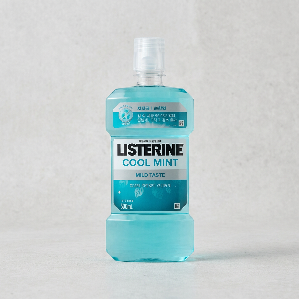 리스테린 쿨민트 마일드, 500ml 4개 + , 500ml 2개