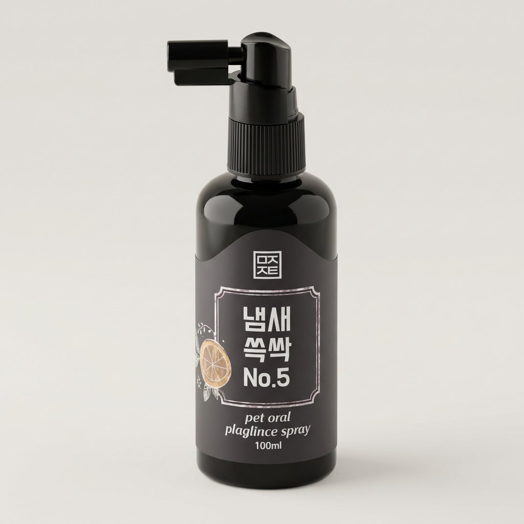 무지조타 냄새쓱싹 No.5 강아지 고양이 치석제거 뿌리는 치약 스프레이, 100ml, 1개