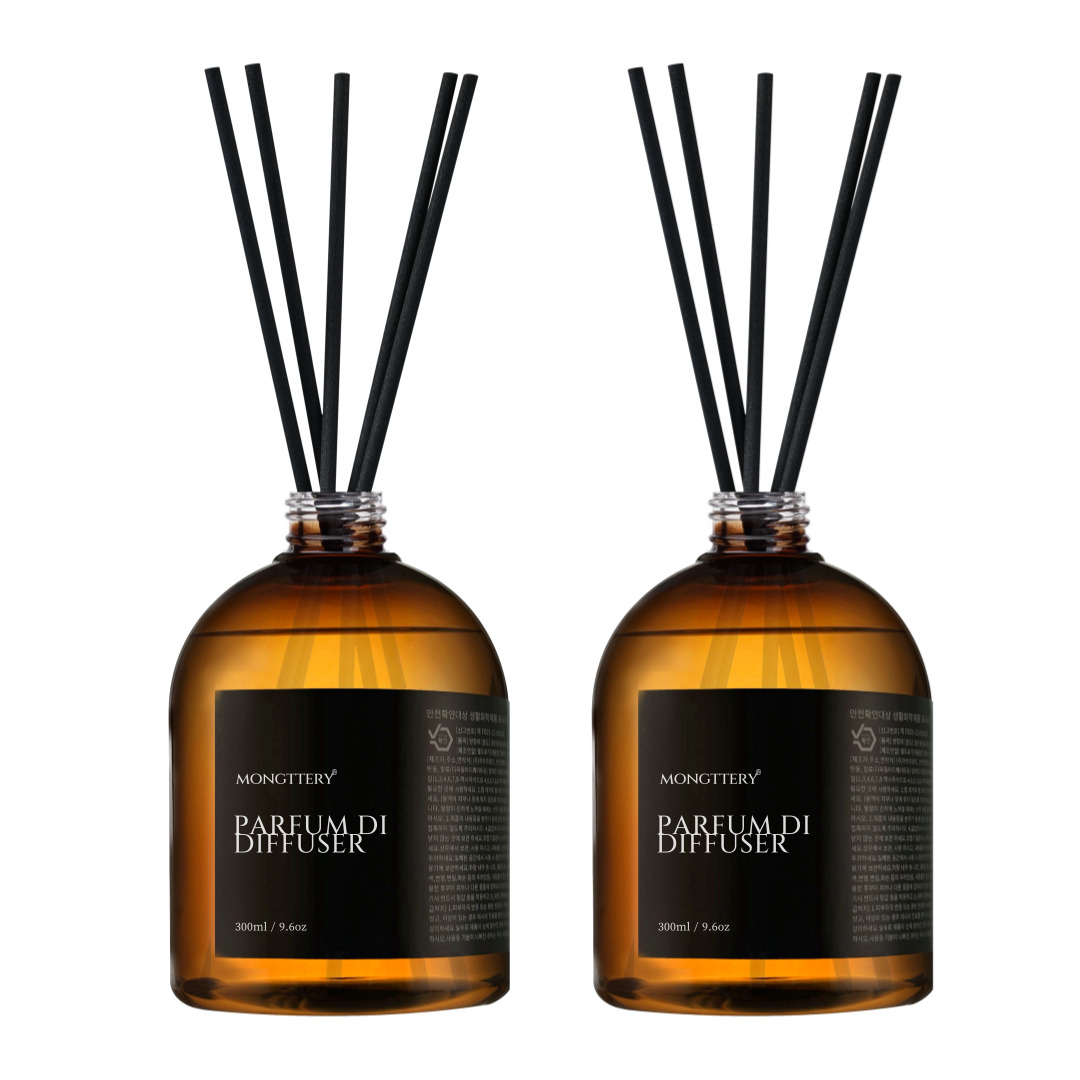 대주켐 주식회사 몽때리 실속형 디퓨저, 블랙체리, 300ml, 2개