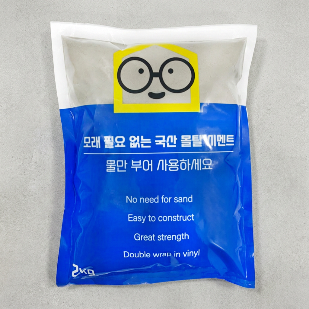 포비스 ,국산 가정용 균열 보수 몰탈 시멘트,1.5kg,1개