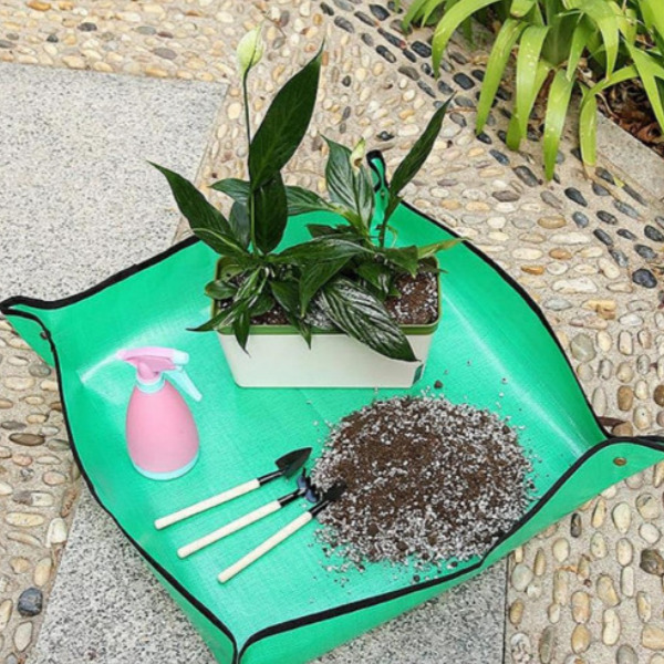 핸디컴퍼니 분갈이 매트, 그린, 75cm, 1개