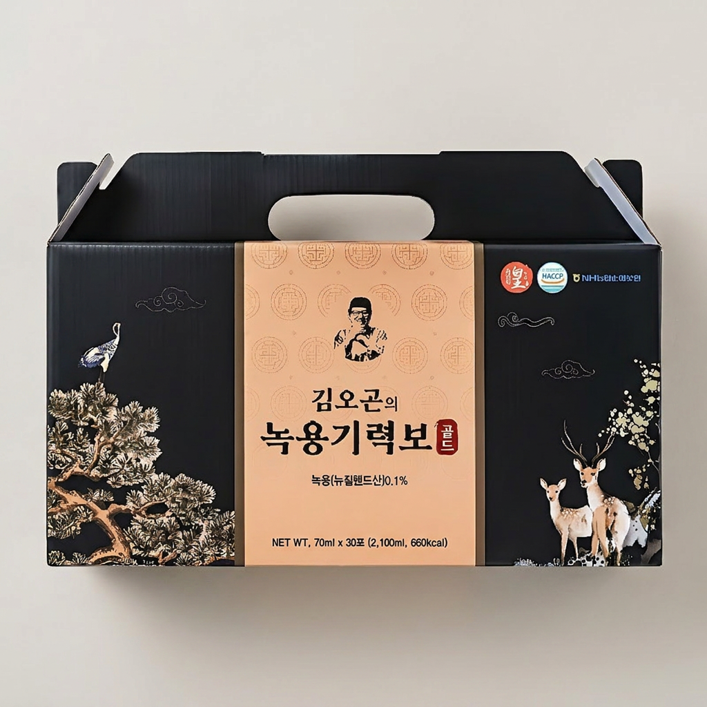 김오곤의 녹용기력보 골드, 30개입, 4박스