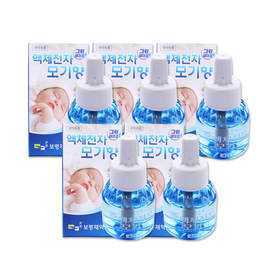 보령제약 액체전자모기향 45일 리필, 45ml, 5개