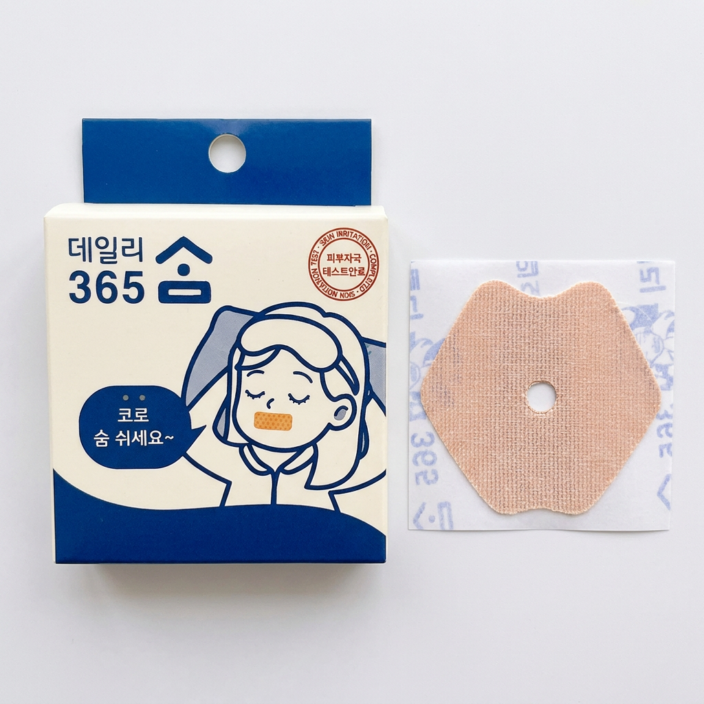 데일리365숨 버티칼형 수면 테이프, 63회분, 1개