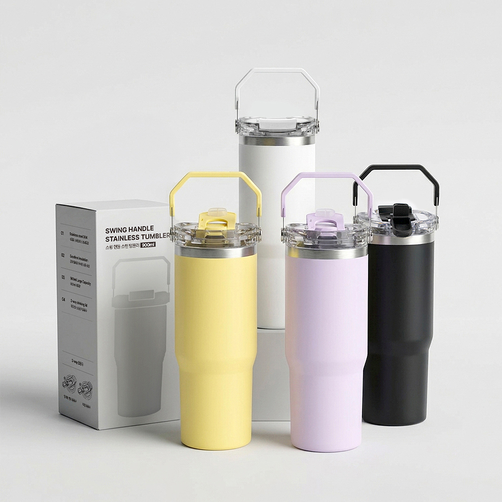 가쯔 스윙 핸들 스텐 텀블러, 화이트, 900ml, 1개 가격 비교 가쯔 가쯔 스윙 핸들 스텐 텀블러, 화이트, 900ml, 1개