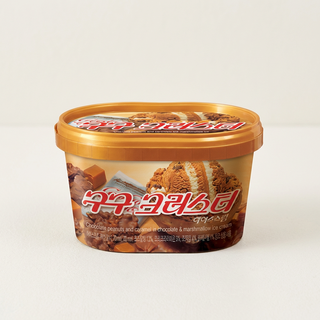 롯데제과 구구 크러스터 홈, 660ml, 6개