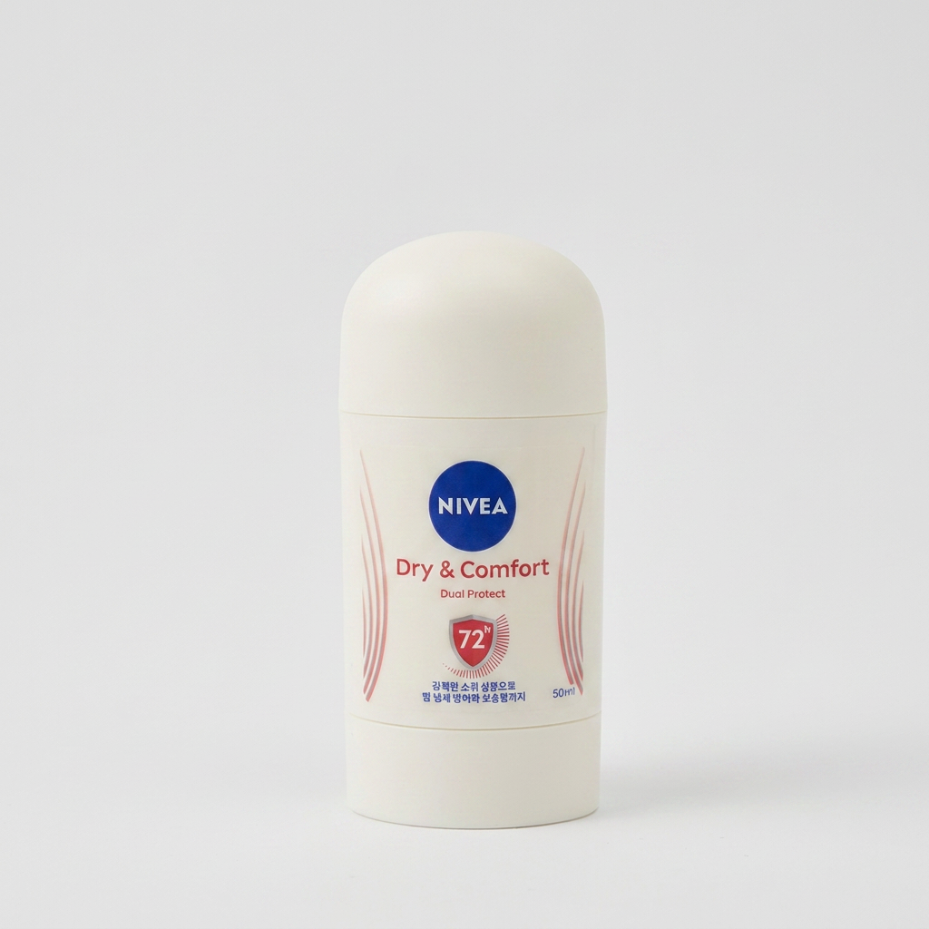 니베아 데오드란트 스틱, 드라이 콤포트, 50ml, 4개