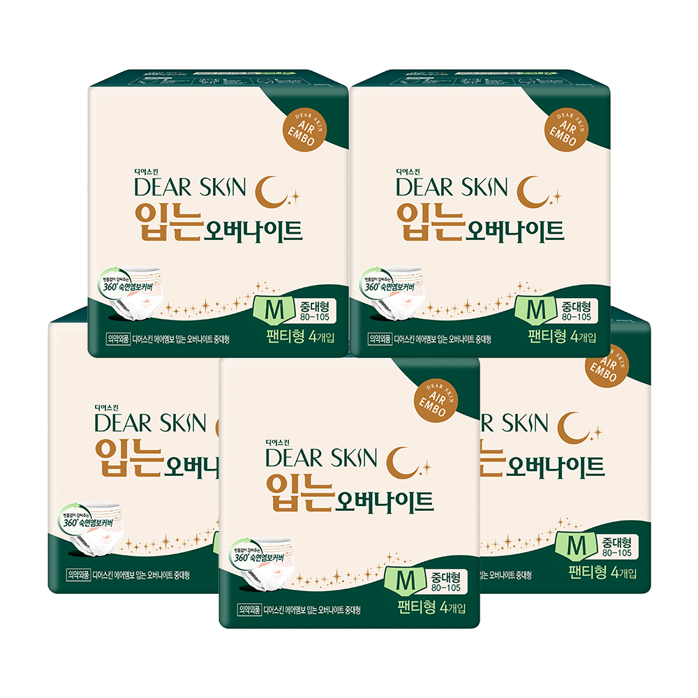 디어스킨 입는 오버나이트, 중대형, 4매입, 5팩 가격 추이 디어스킨 입는 오버나이트, 중대형, 4매입, 5팩 - 최저가 12,900원