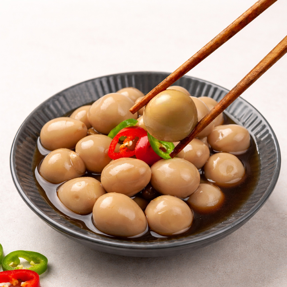(주) 포라 맛꾼 메추리알 장조림, 1kg, 2개