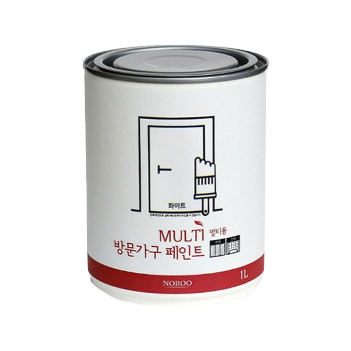 노루페인트 방문가구용 페인트, 미스티 화이트, 1L, 1개