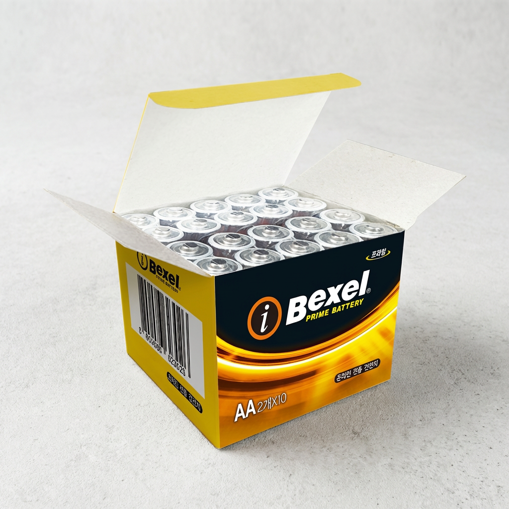 벡셀 아이프라임 알카라인 배터리 AA, 1.5V, 20개