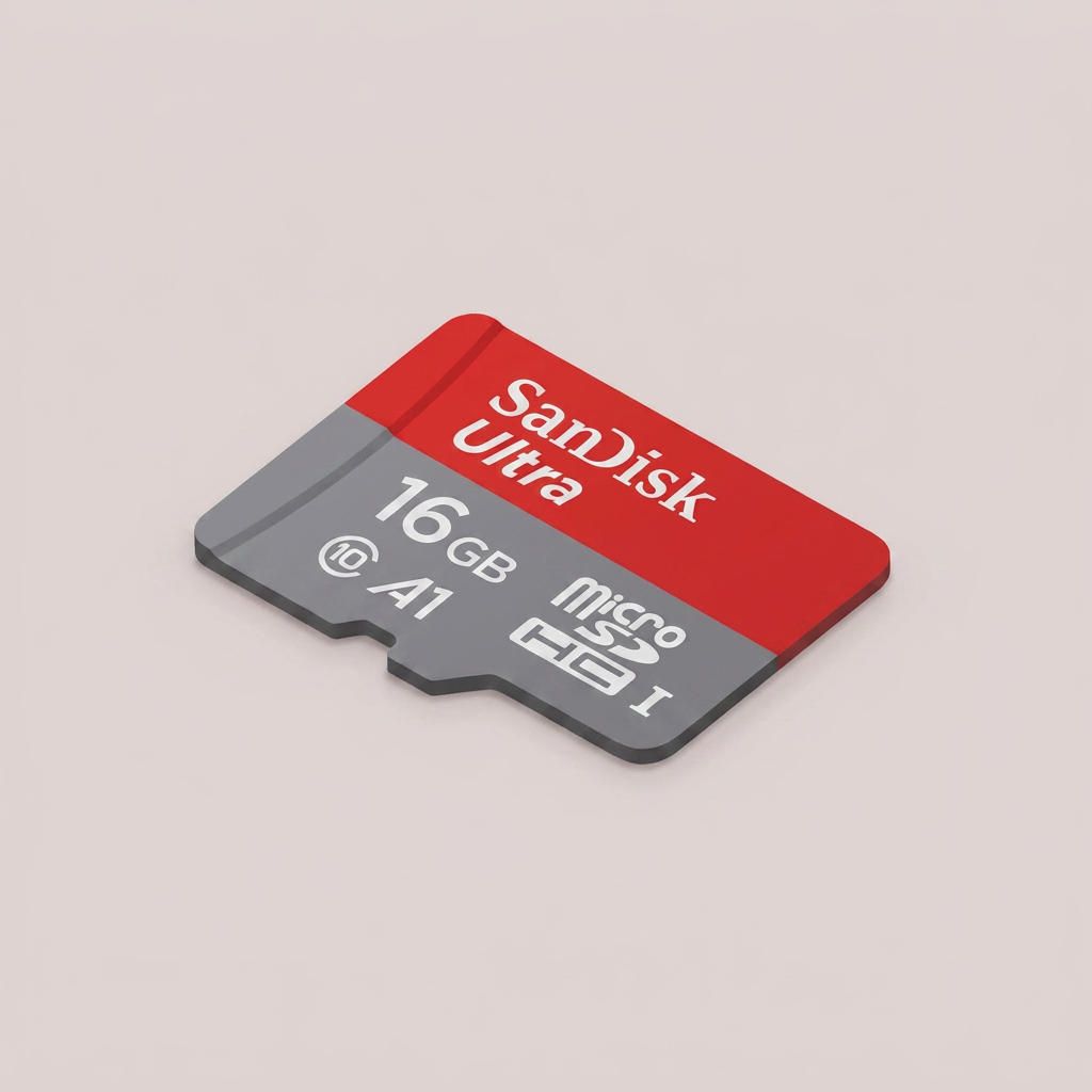 샌디스크 울트라 마이크로SD, SDSQUAR, 16GB, 1개